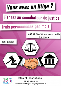 Affiche Conciliateur de justice