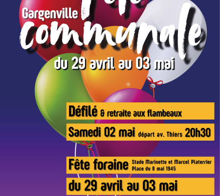 Affiche Fête communale 2026