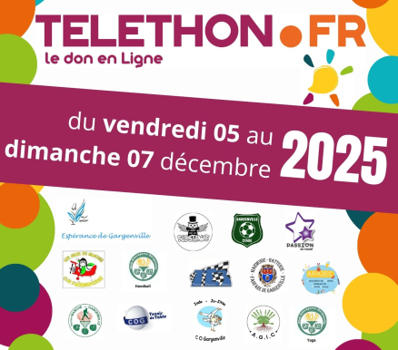 Affiche téléthon 2025