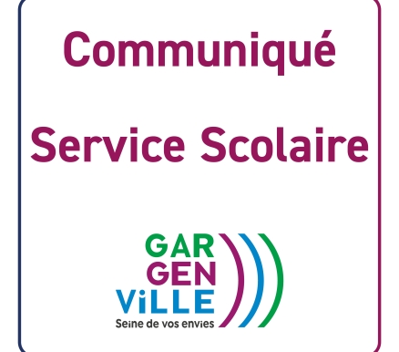 communiqué service scolaire