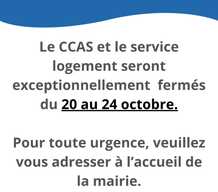 Fermeture exceptionnelle