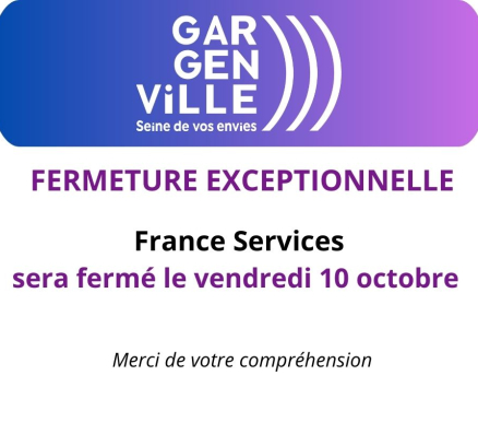 Fermeture exceptionnelle