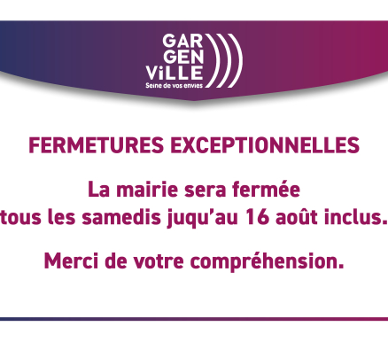 fermetures mairie samedis