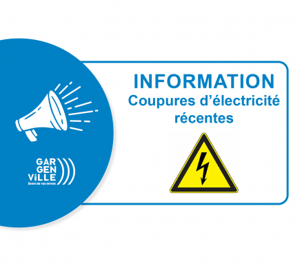 Visuel coupure de courant