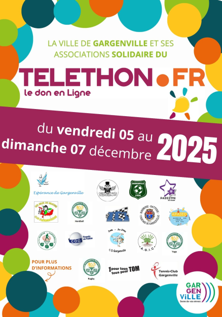 Affiche téléthon 2025