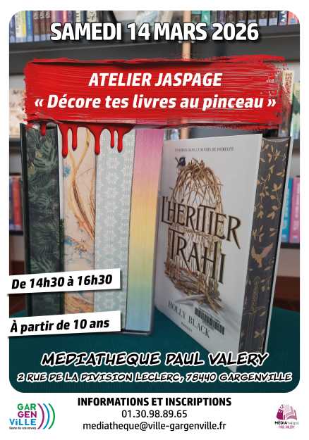 Affiche atelier Jaspage