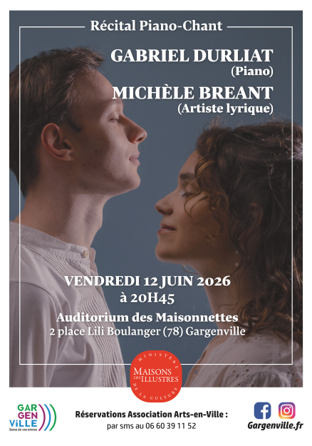 Affiche Gabriel Durliat et Michèle Bréant