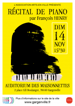 Récital de Piano par François Henri