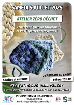 Affiche atelier zéro déchet