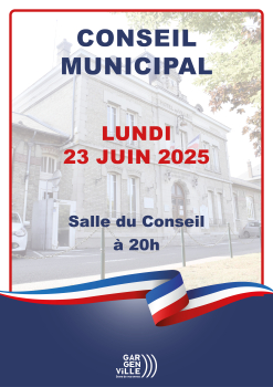 affiche conseil municipal 25-06-23