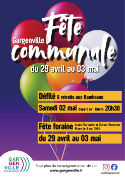 Affiche Fête communale 2026
