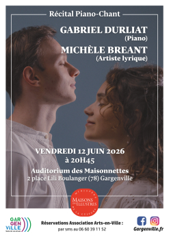 Affiche Gabriel Durliat et Michèle Bréant