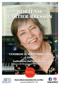 Affiche Hortense CARTIER-BRESSON