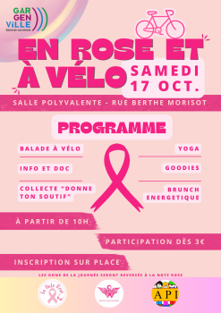 Affiche octobre rose 2026