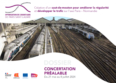 Concertation publique pour le projet d’optimisation de l’avant-gare de Paris Saint-Lazare 