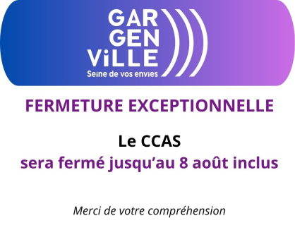 Fermeture exceptionnelle