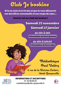 Je bookine novembre-janvier
