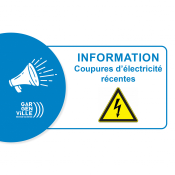 Visuel coupure de courant