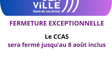 Fermeture exceptionnelle